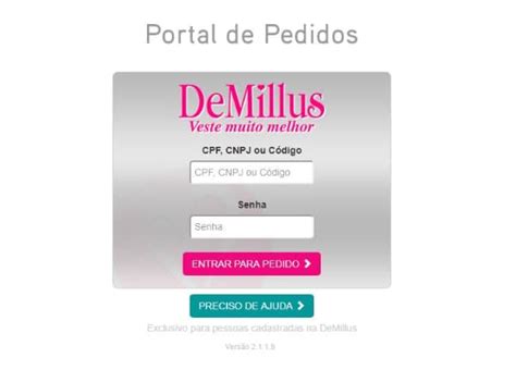 demillus pedidos consultora|Portal de Pedidos DeMillus: Login, Como Funciona e。